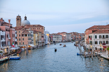 Venice, Italy: Canal Grande in Venice, Italy, at the height of the 