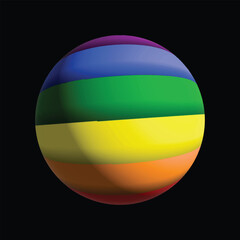 Black square social media post layout with colored rainbow palette, LGBTI community flag, symbol and pride, elegant and clean advertising for social networks, banners, gays, lesbians or bisexual