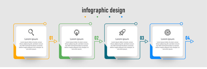 Infographic element timeline template . Premium Vector
