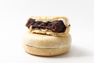 Monaka on a white background