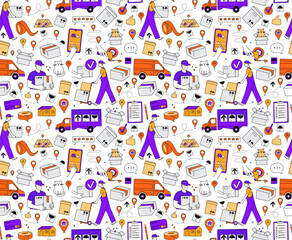 Online service for moving. Moving to a new house. Packing in boxes and delivery by car, van, truck.