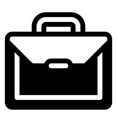 Briefcase Glyph Icon