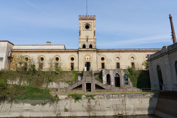 Fototapeta premium Crespi d'adda, villaggio operaio, Milan