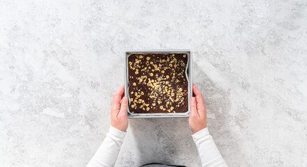 Chocolate hazelnut fudge
