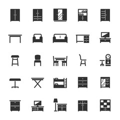 Icon set - Furniture and decor