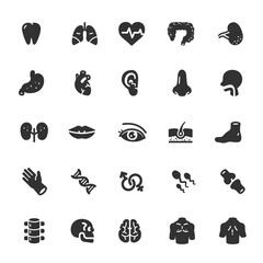 Icon set - Human Anatomy