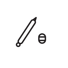 Obraz premium Fabric Marker Pen Outline Icon