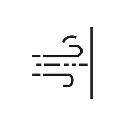 Fabric Features Sewing Outline Icon