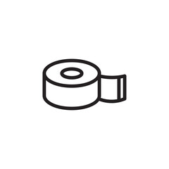 Knit Machine Measure Outline Icon