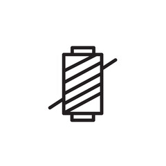 Knit Machine Sewing Outline Icon