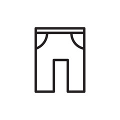 Pants Jeans Tailor Outline Icon