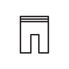 Pants Jeans Tailor Outline Icon