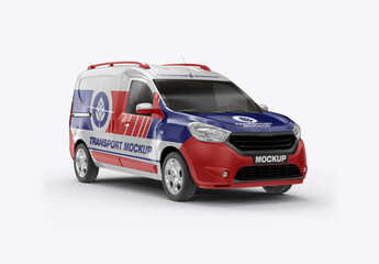 Panel Minivan Mockup 