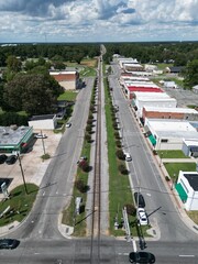 Above railroad 