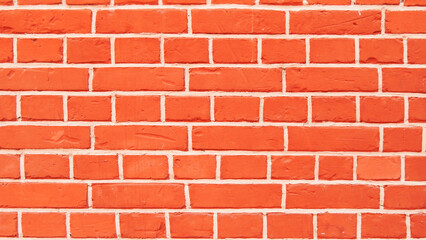 Red brick wall background. Brick texture of the Moscow Kremlin