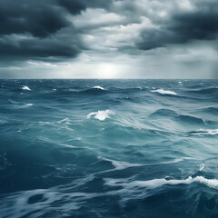 Fototapeta premium storm over the ocean