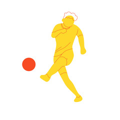 player Soccer Illustration 