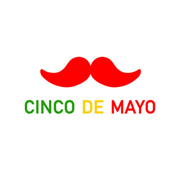 Cinco de Mayo celebration. Mexican traditional federal holiday that is celebrated on May 5th. Fiesta banner with decorations for Cinco de Mayo vector illustrations