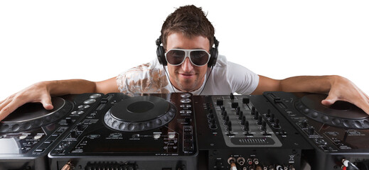male electronic music dj