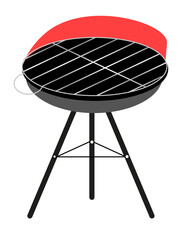 Grill ilustracja © Monika Janiak-Klicha