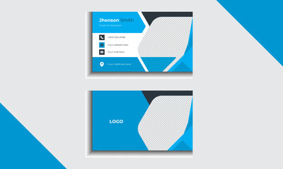 Business card design set template for company style modern creative  clean template vector design business card
