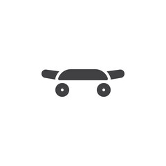 Skateboard vector icon