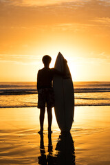 Surfer Silhouette - 593988484