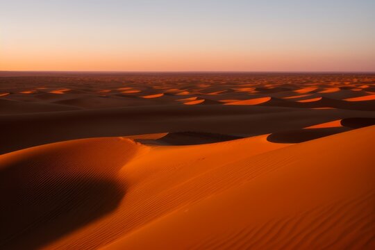 sunset in the desert © Universeal