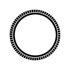 Fototapeta na wymiar Illustration Vector of a Circle Shaped Frame 