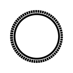Illustration Vector of a Circle Shaped Frame 