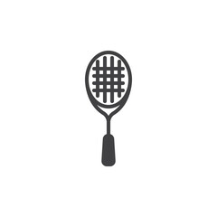 Tennis racket vector icon