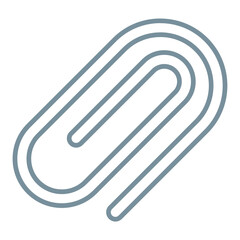 Paperclip Multicolor Line Icon