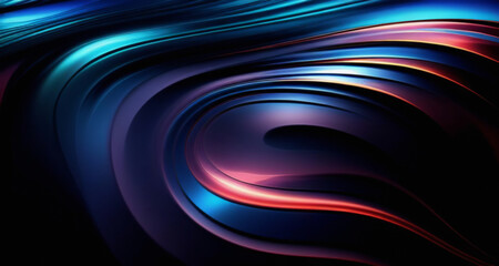 Multicolor Swirl Design Abstract Background