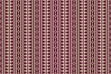Ethnic geometric stripes pattern. Vector aztec tribal geometric stripes seamless pattern background. Traditional ethnic pattern use for fabric, textile, home decoration elements, upholstery, wrapping.