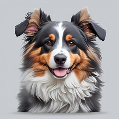 Australian shepherd portrait