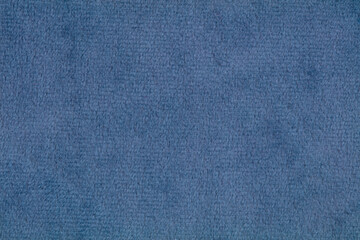 blue velour textured textile  background