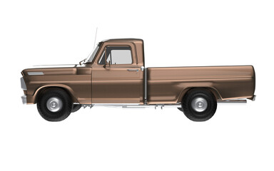 brown truck | Classic pickup trucks, Pickup car - obrazy, fototapety, plakaty