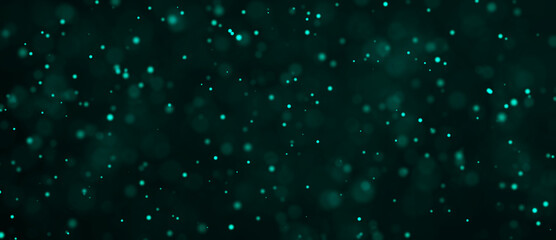 Dust particles backdrop. Chaos of flying dots. 3d rendering.
