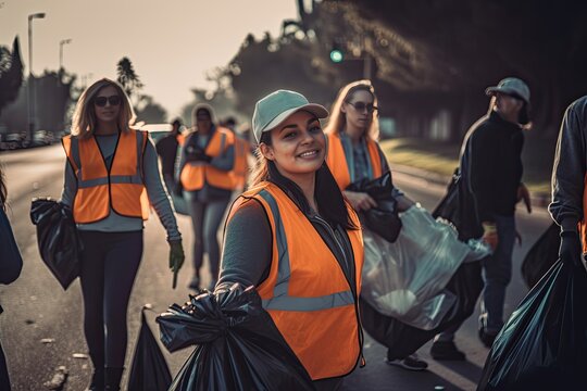 Volunteers saving the environment