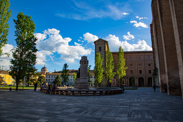 view of the city of Parma Italy
