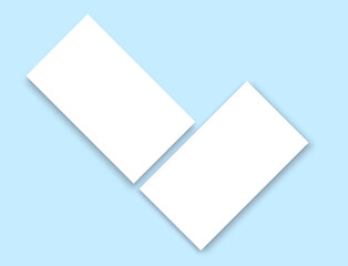 white paper with two square and rectangles on top of it