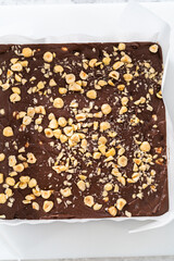 Chocolate hazelnut fudge