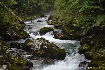 Obraz premium waterfall in the mountains