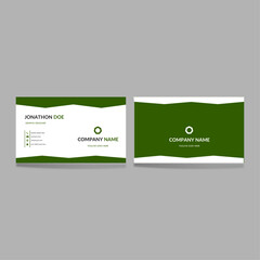 Creative business card design template.