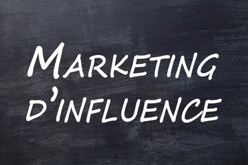 Fototapeta premium Marketing d'influence tableau