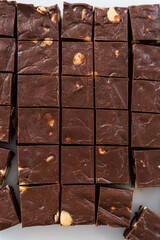 Chocolate macadamia fudge