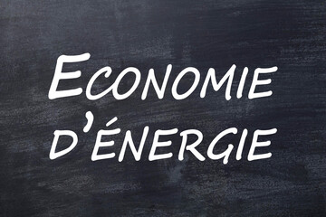 Economie d'énergie tableau