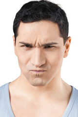 Obraz premium adult male short air and beard montage of 16 expressions