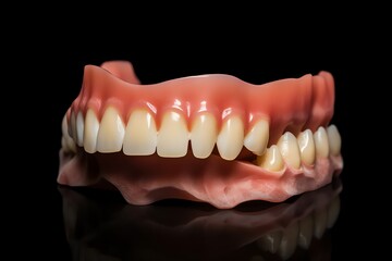 Medically accurate removable partial denture for tooth. Generative AI