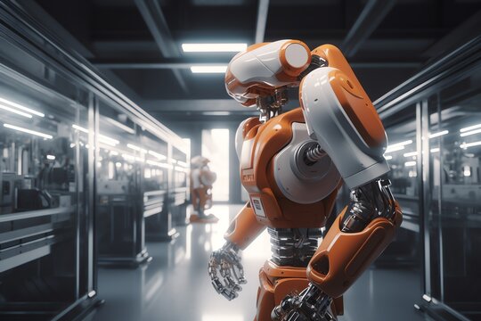 Robotics and automation revolutionizing manufacturing. Generative AI